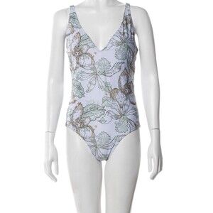 Las Surenas One Piece Amor Floral Swimsuit Medium
